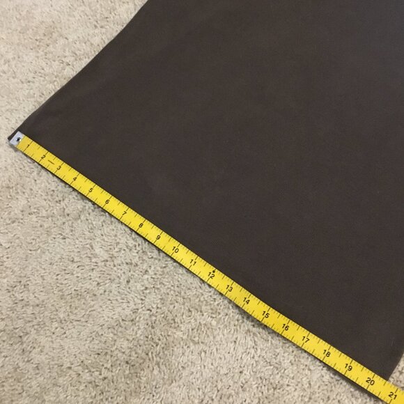 Club Monaco Long Brown Cotton Blend Knit V-Neck Sweater - Picture 12 of 14